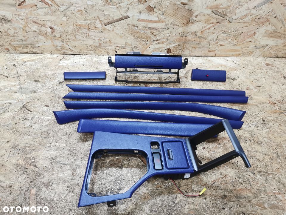 BMW E39 SEDAN/TOURING DEKORY INDIVIDUAL FIOLETOWA SKÓRA  KOMPLET RARYTAS ORGINAŁ NR. 8 185 8100 OEM - 1