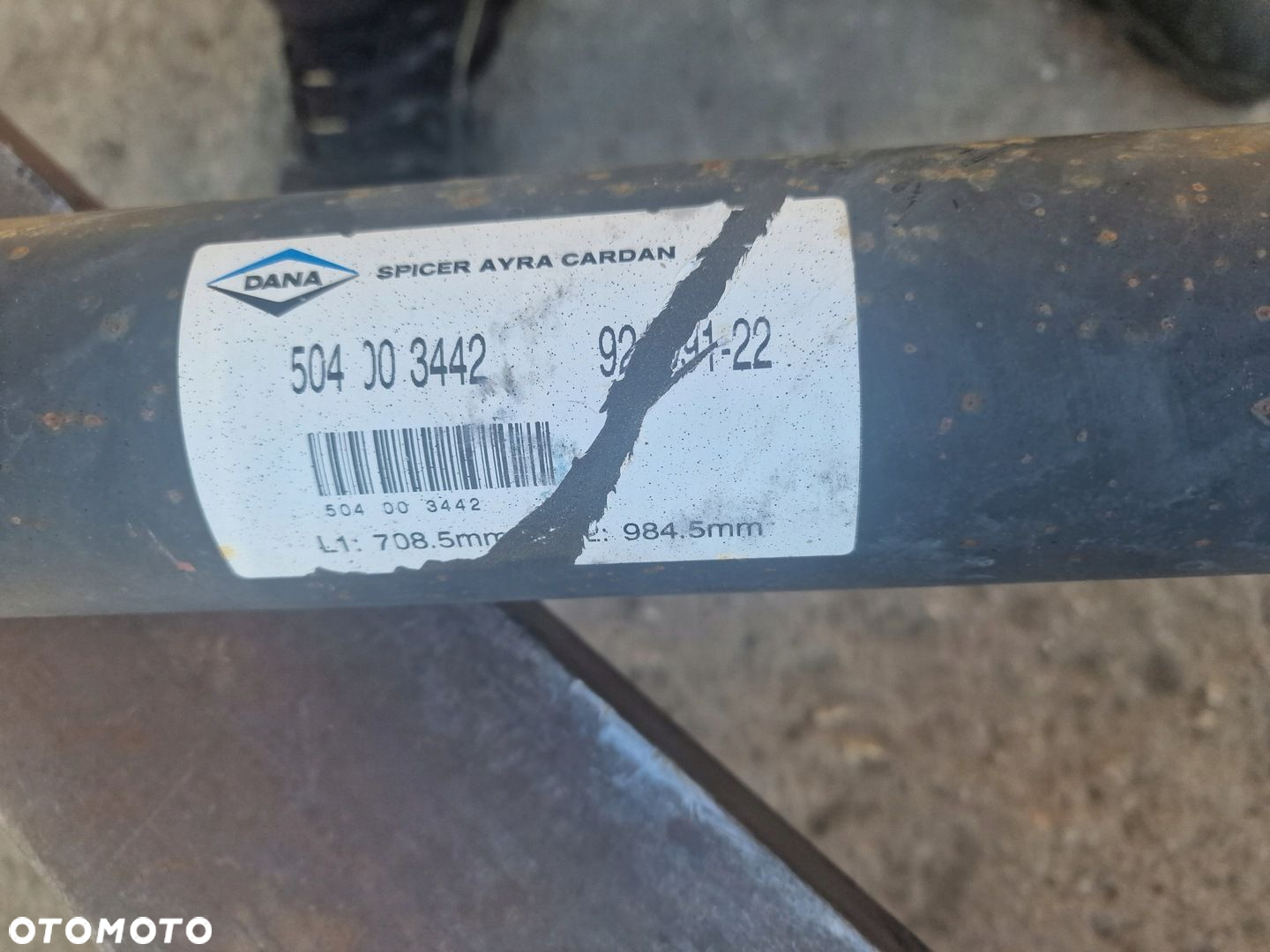 Wał Napędowy IVECO DAILY IV , V 213 cm , rozstaw osi 300 cm 178 tys.km - 6