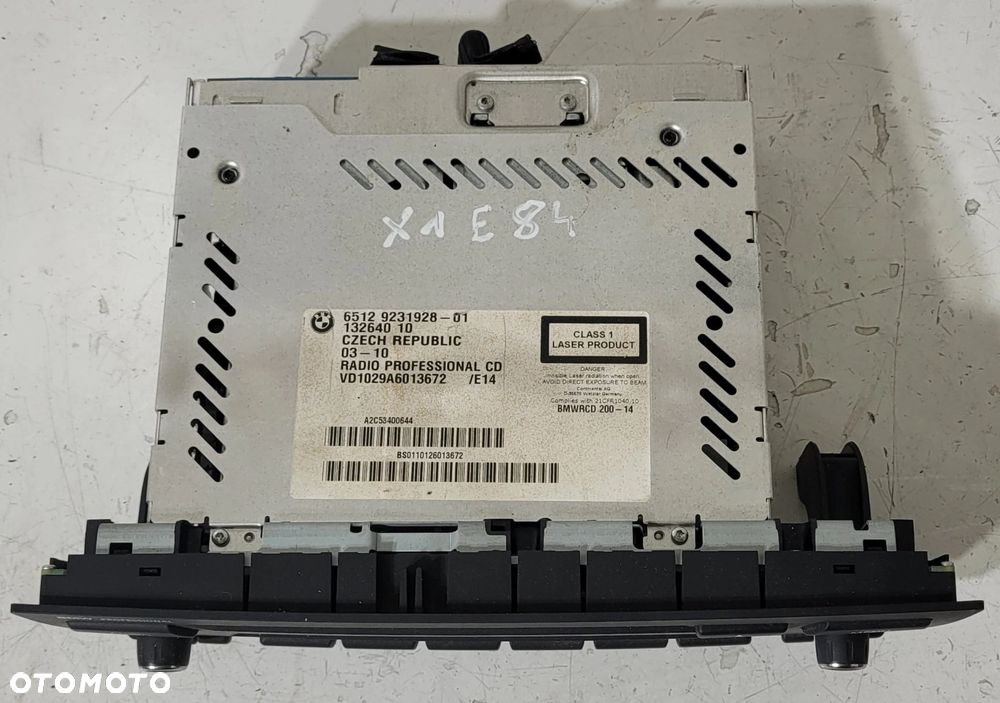 RADIO BMW PROFESSIONAL E90 X1 E84 9231928 - 2