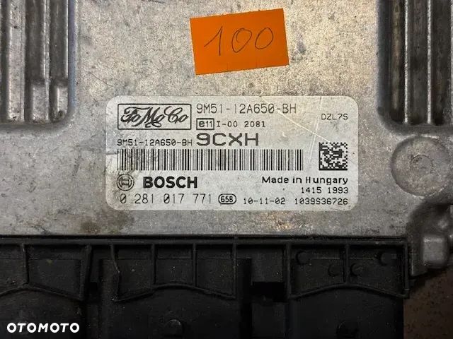 STEROWNIK KOMPUTER SILNIKA FORD FOCUS MK2 1.6 9M51-12A650-BH - 2