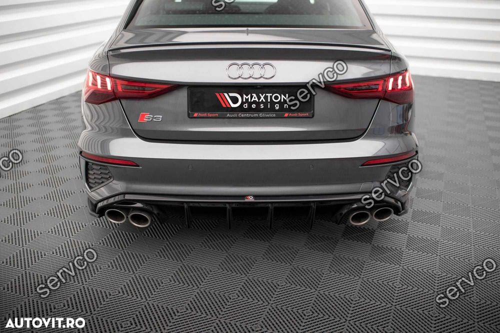 Difuzor bara spate Audi A3 SLINE S3 Sedan 8Y 2020- v18 Maxton Design - 3