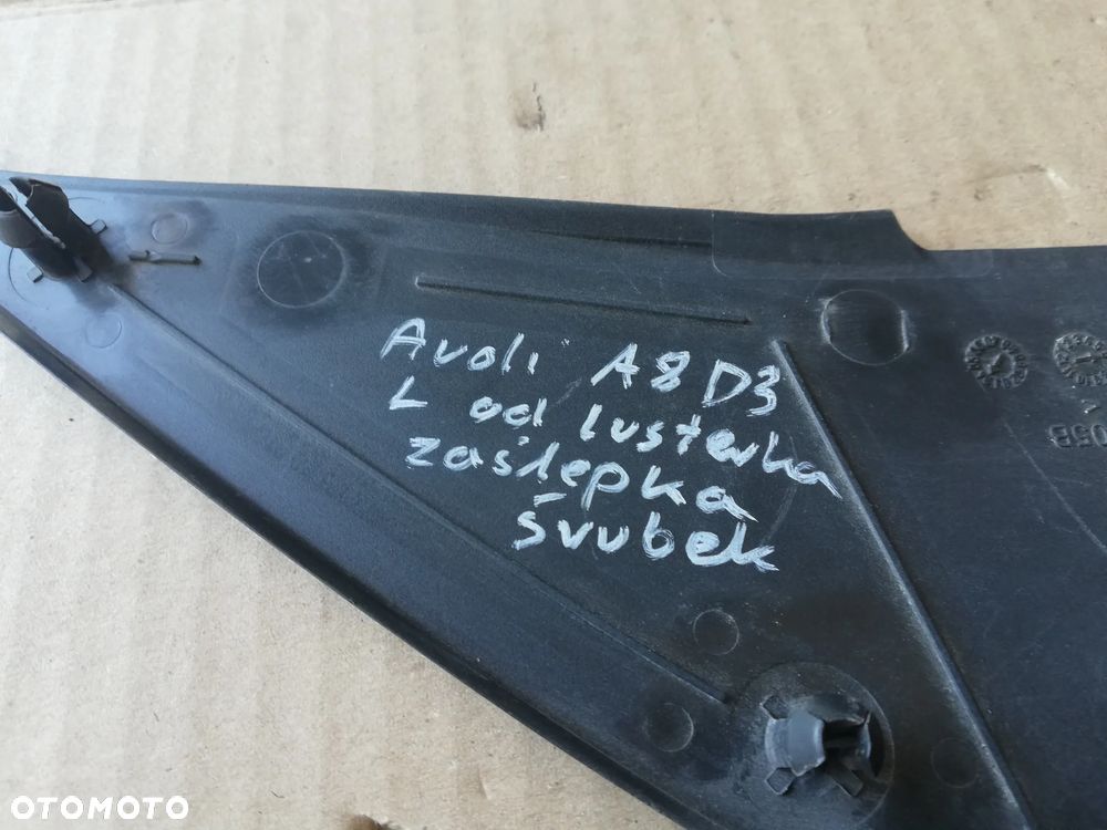 Obudowa lusterka lewy AUDI A8 D3 4E0858705B - 2