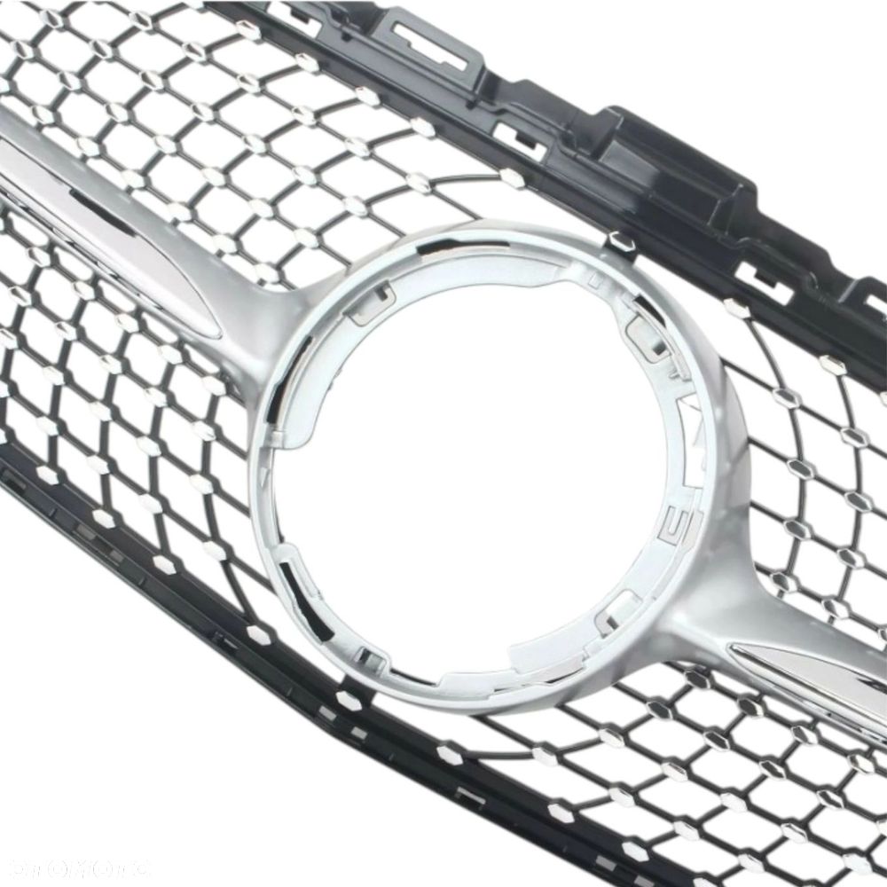 GRILL ATRAPA PRZÓD CHŁODNICY DIAMOND CHROM MERCEDES C W205 LIFT 2019-2021 - 3