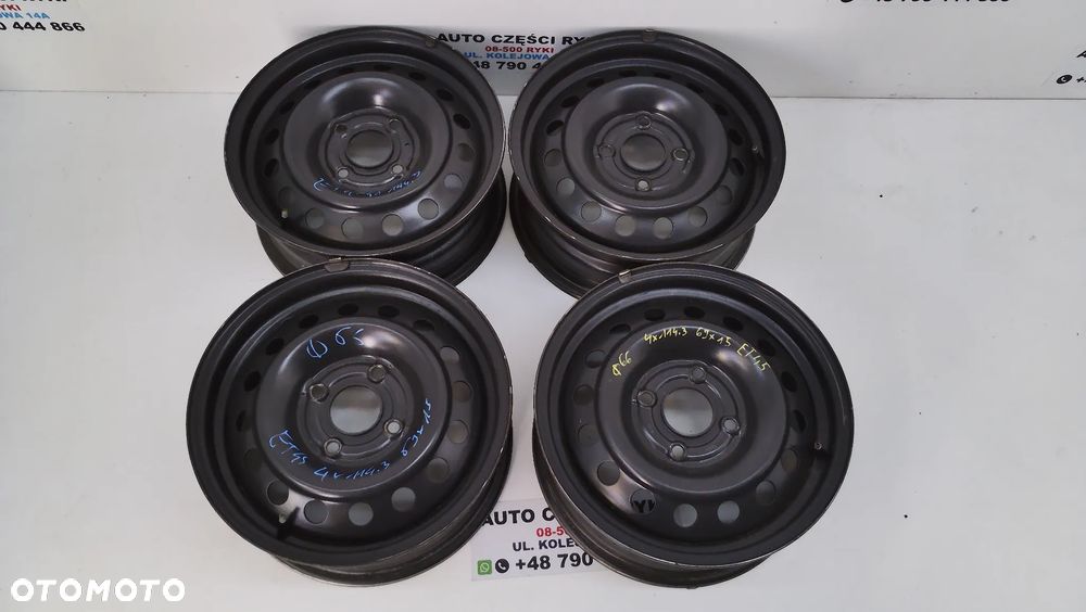 Nissan Felgi Stalowe 4x114.3 ET 45  6Jx15 - 2