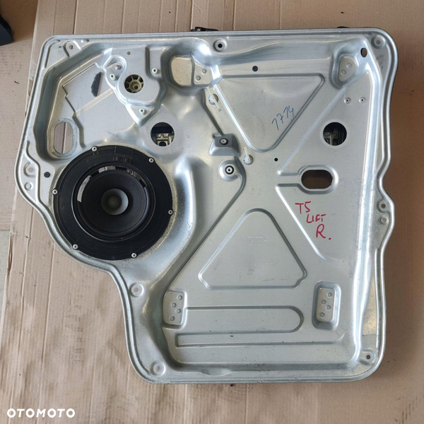 PODNOŚNIK SZYBY PRAWY PRZÓD VW T5 LIFT OE 7E1837730D