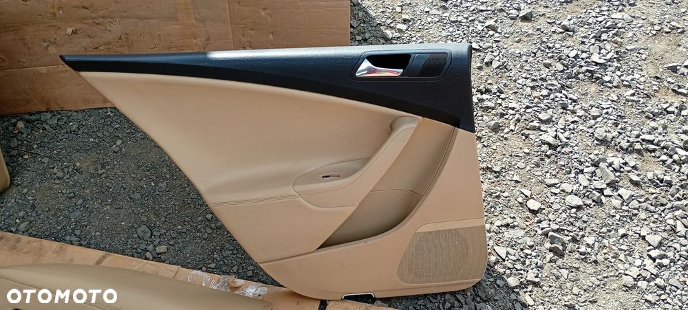 Fotele kanapa boczki podłokietnik komplet skóra VW Passat B6 - 7