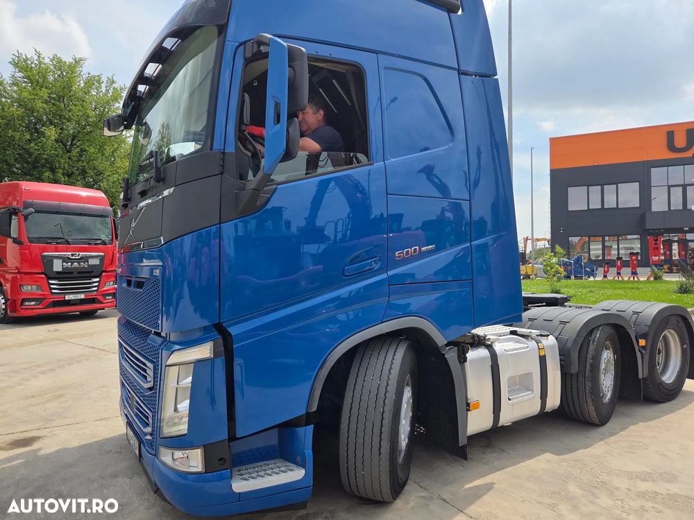 Volvo FH500, 6x2/4-AXA LIFTABILA si VIRATOARE, 500 CP euro 6, 2018, 553.963km, rulat in GERMANIA, Aeropachet, 2 paturi, frigider, 2 girofaruri, 2 rezervoare total 600l, Carte identitate RAR, posibil leasing 2 ani-STARE FOARTE BUNA-PROMOTIE 46.900 EUR+tva - 30