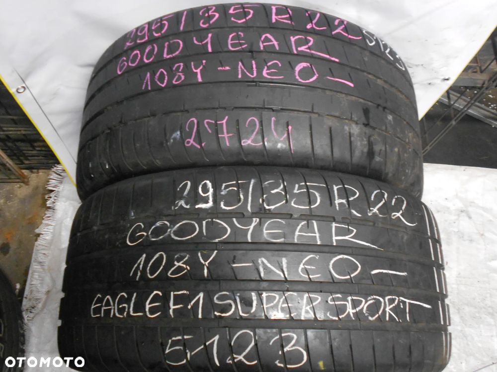 OPONY 295/35R22 GOODYEAR EAGLE F1 SUPERSPORT NEO DOT 2724 / 5123 6.4MM - 1