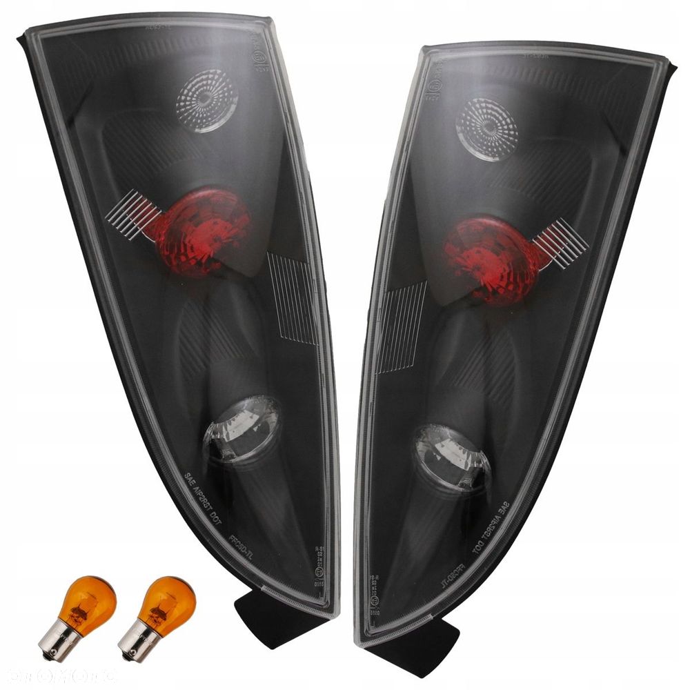 Lampy tylne kpl Tuning Czarne Ford Focus I 1 mk1 hatchback 3d 5d 1998-2004 - 1