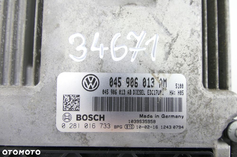 Komputer Sterownik Silnika SEAT IBIZA IV 1.4 TDI 045906013AM - 3