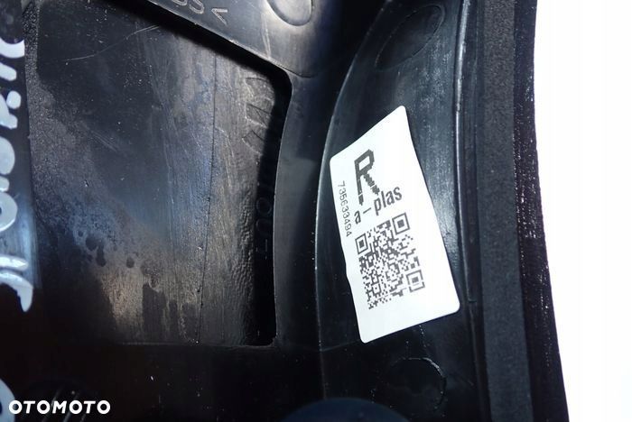 FIAT TIPO II HB spoiler zaślepka prawa tył na klapę 7356741890E - 4