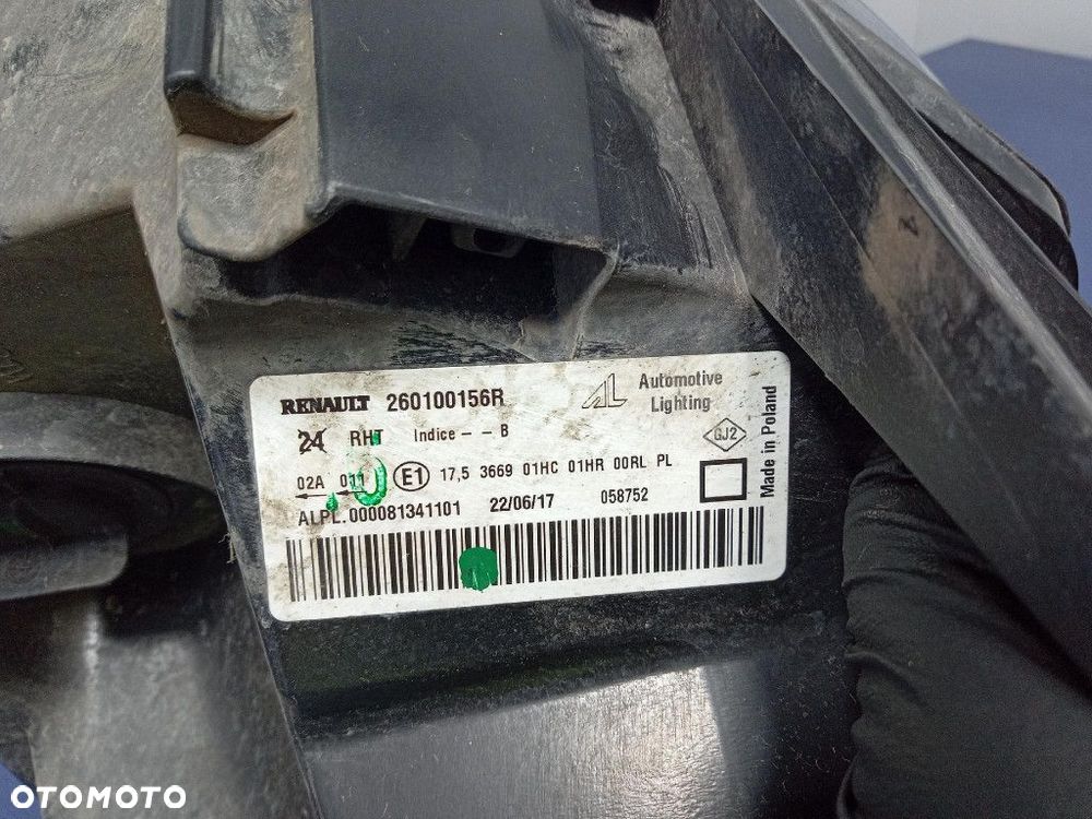 DACIA DUSTER I LIFT 13- REFLEKTOR PRAWY LAMPA PRZÓD 260100156R - 10
