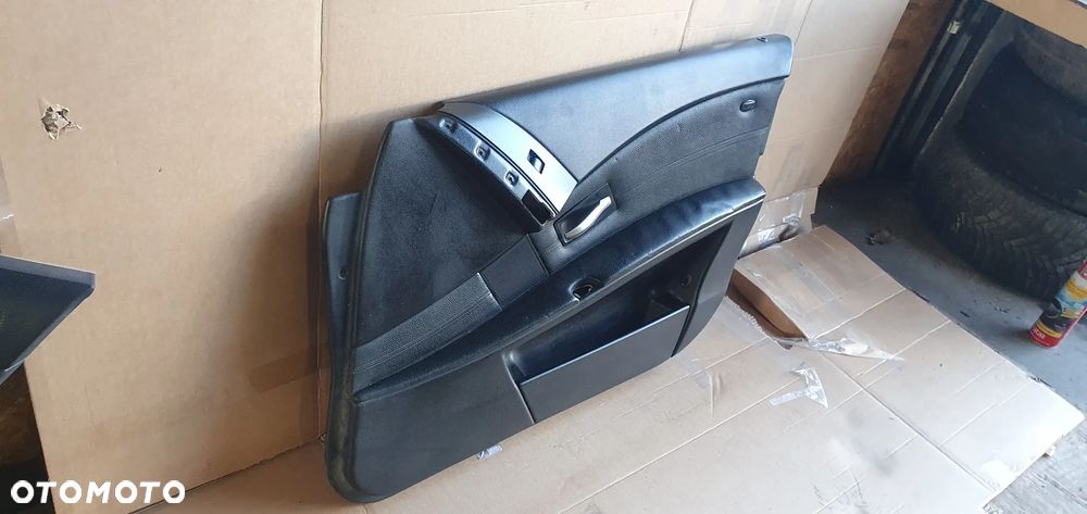 Boczek tapicerka prawy przód przednia prawa skóra BMW 5 E60 - 4