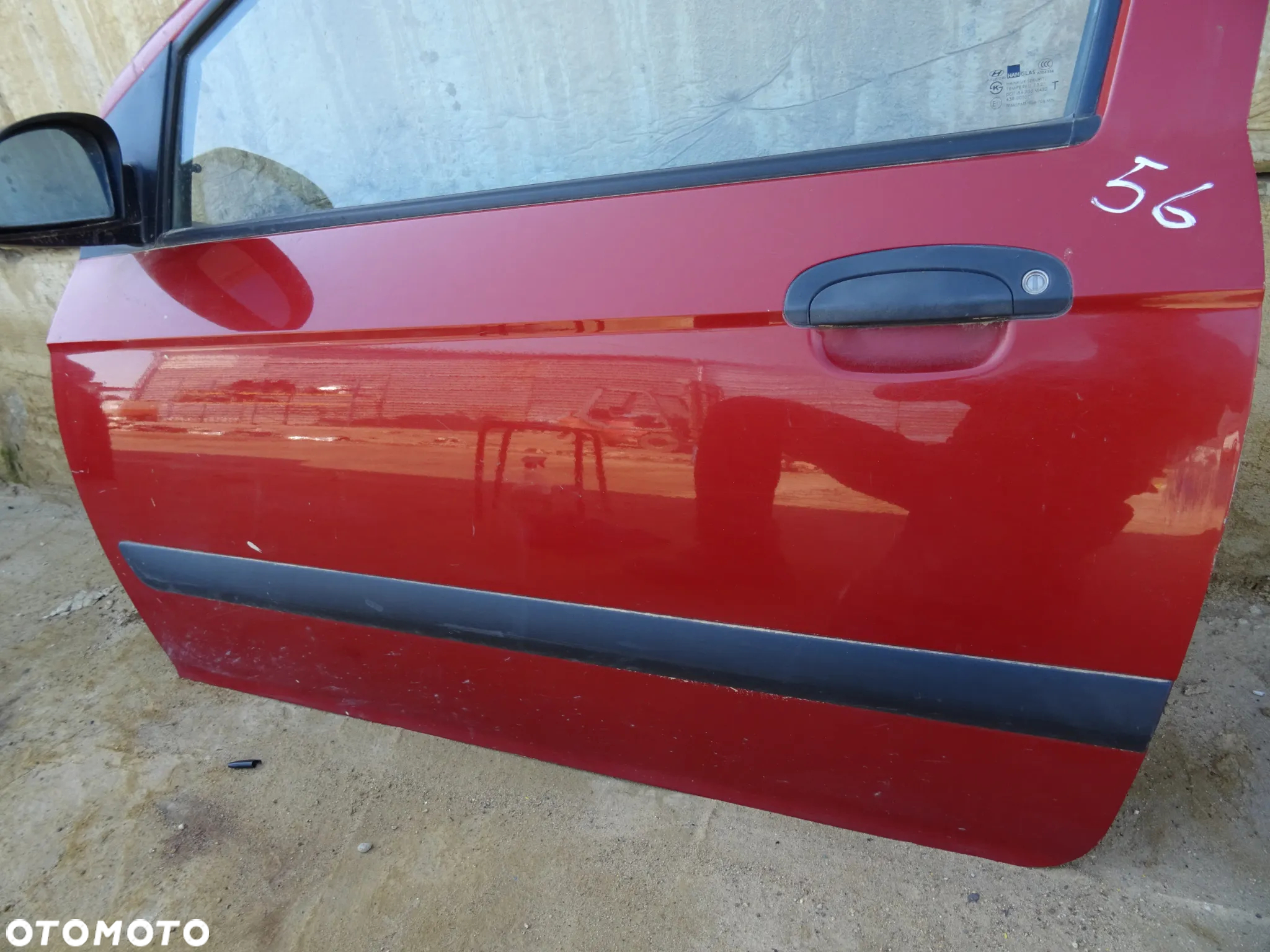 Drzwi lewy przód Hyundai Getz N8 3D (gołe) - 3