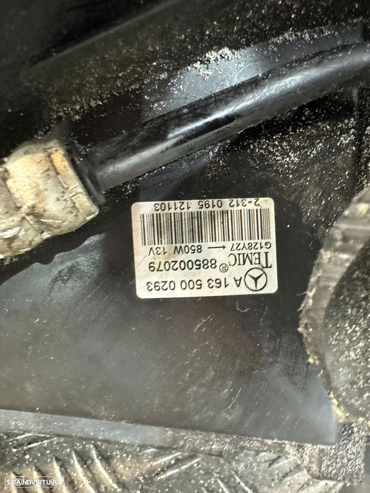 .Frente Fibra Radiador Termoventilador Mercedes ML 270 CDI W163 Original - 7