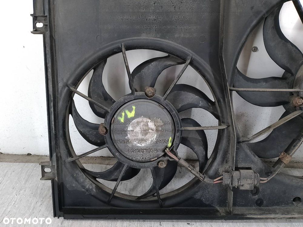 WENTYLATOR CHŁODNICY VW PASSAT B6 1K0121207T 1355D300195 1.9 TDI - 5