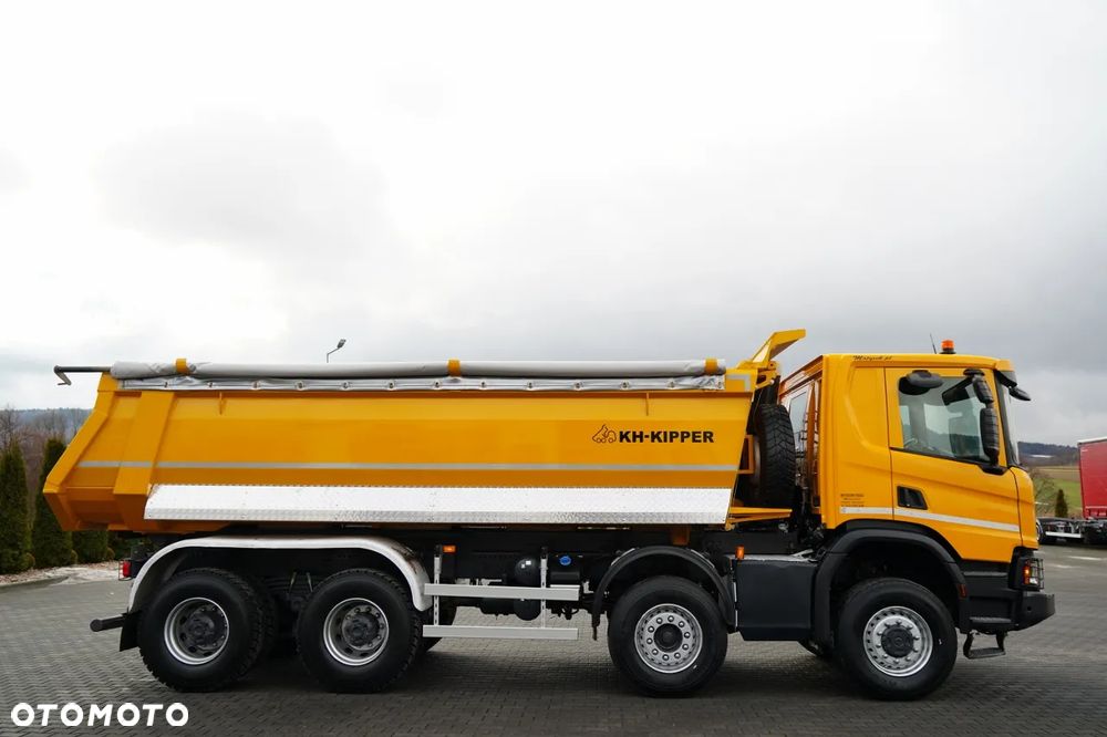 Scania P 450 XT  / 8x6 / WYWROTKA TYLNOZSYPOWA / OPTICRUISE / OPONY 100% /  EURO 6 - 9