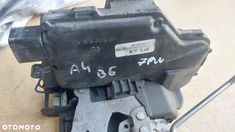 Zamek drzwi prawy lewy przód tył 9Pin 7Pin Audi A4 B7 B6 Volkswagen Audi 4B1837015G  8E1837016C ORYGINAŁ - 7