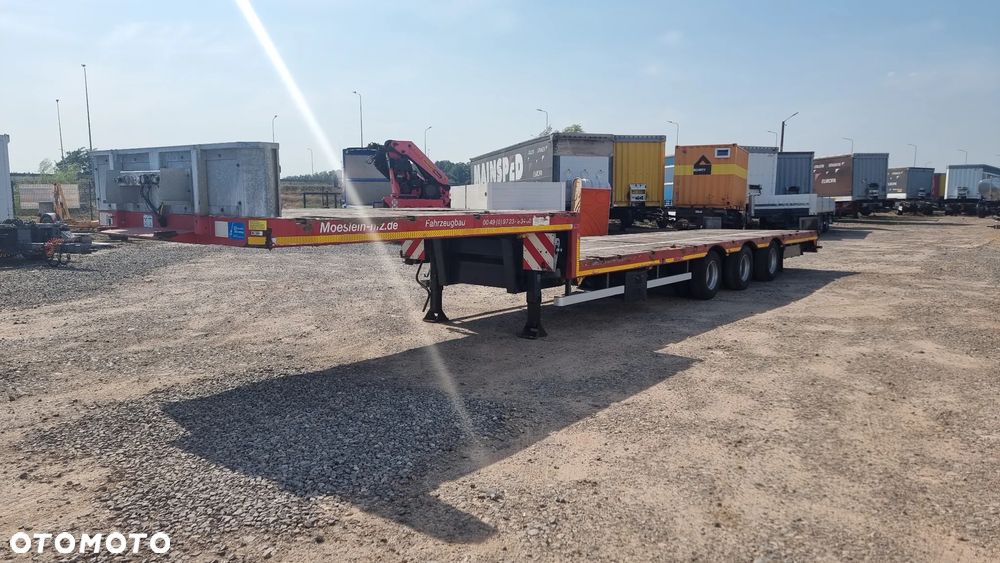 Möslein 62.000zł netto NACZEPA NISKOPODWOZIOWA 2011 ROK UCHWYTY POD KONTENERY 3 OSIOWA 17.5 KOŁA   ST.BDB MOŻLIWOŚĆ TRANSPORTU - 3