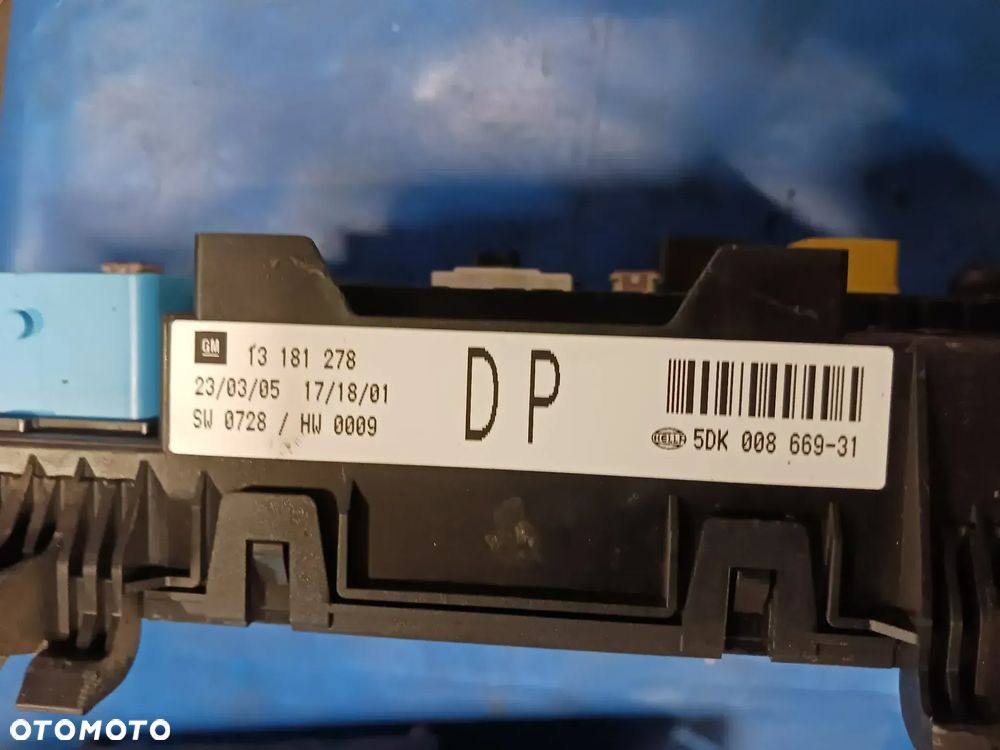 Zestaw startowy do odpalenia Opel Astra H 1.6 XEP Sterownik Silnika benzyna 12230740 FAHF stacyjka moduł BSI 12230740 Sterownik Silnika kluczyk manetka MODUŁ REC 13181278 - 4