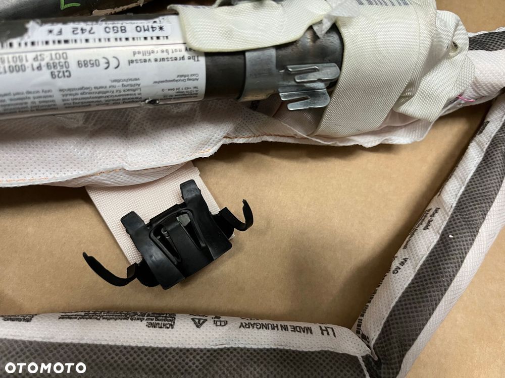 konsola audi q7 4m0 airbag pasy kurtyny deska kokpit oryginal headup brand - 3