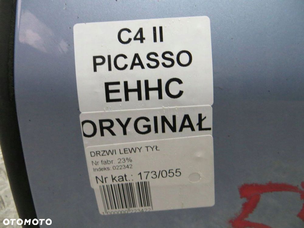CITROEN C4 II PICASSO DRZWI LEWY TYŁ TYLNE EHHC 13- - 6