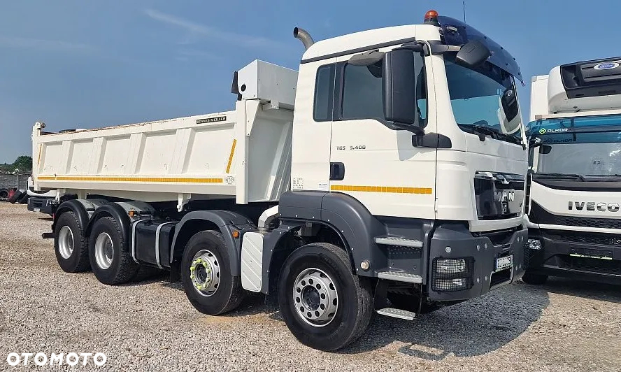 MAN TGS 35,400 8x4 Meiller Kipper Hydroburta - 2