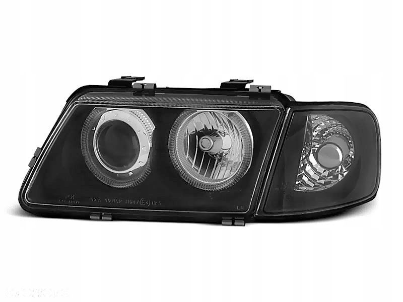 Lampy Przednie Audi A3 96-00 Ringi Black - 1