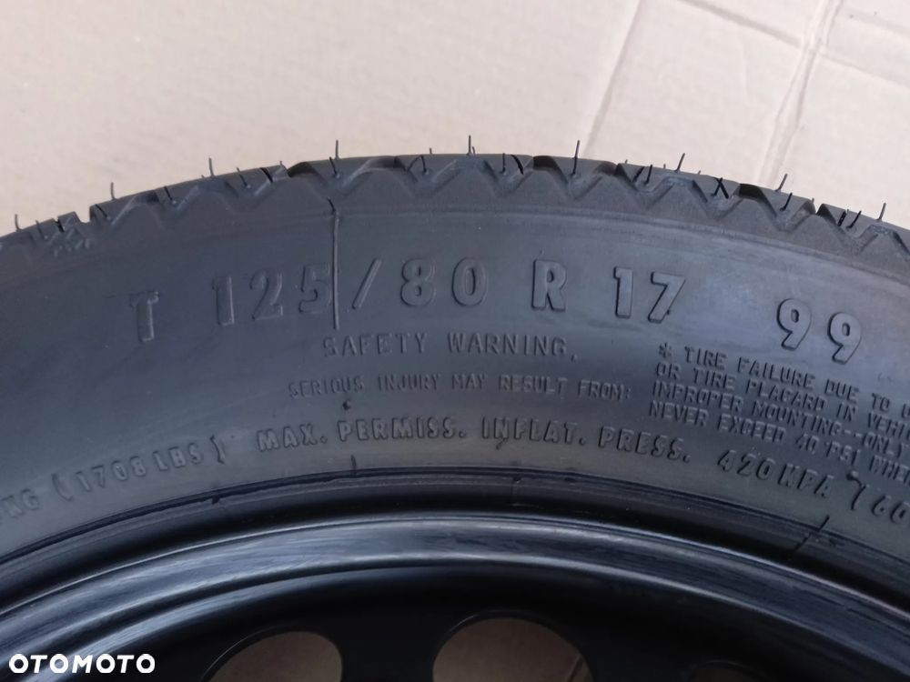 KOŁO DOJAZDOWE 5x112 R17  MERCEDES B KLASA W246 2012-2018 - 5