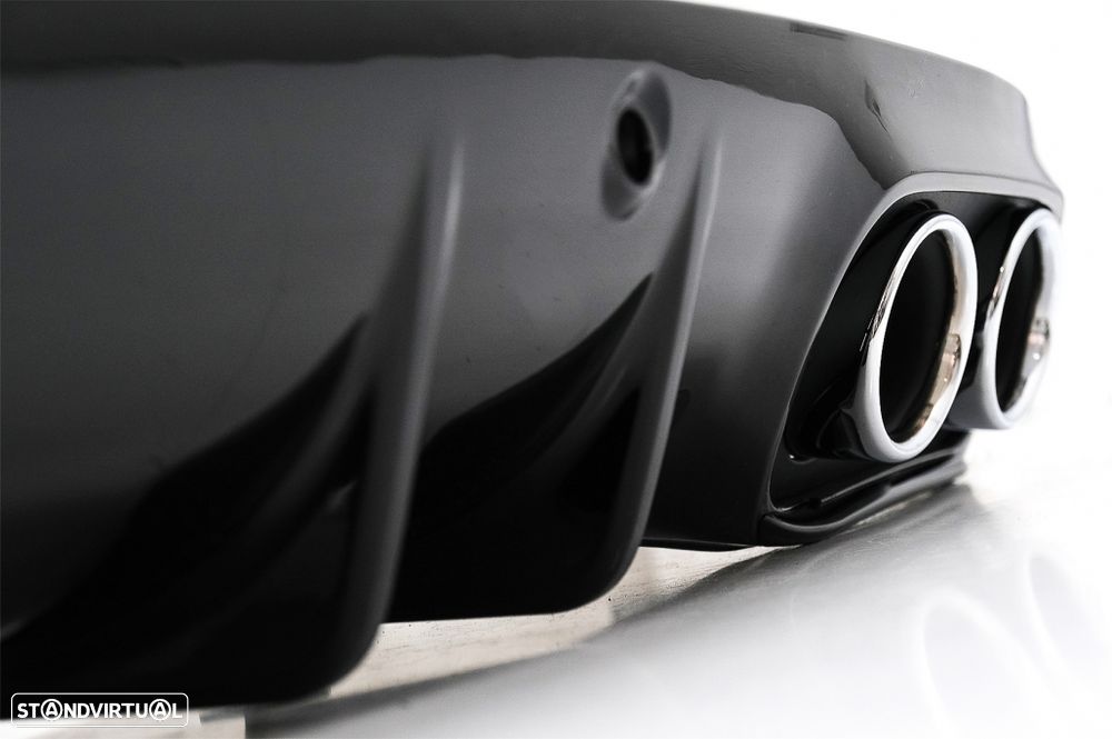 Difusor com Ponteiras Mercedes C C205 A205 (2014 a 2019) Look 43 AMG - 5
