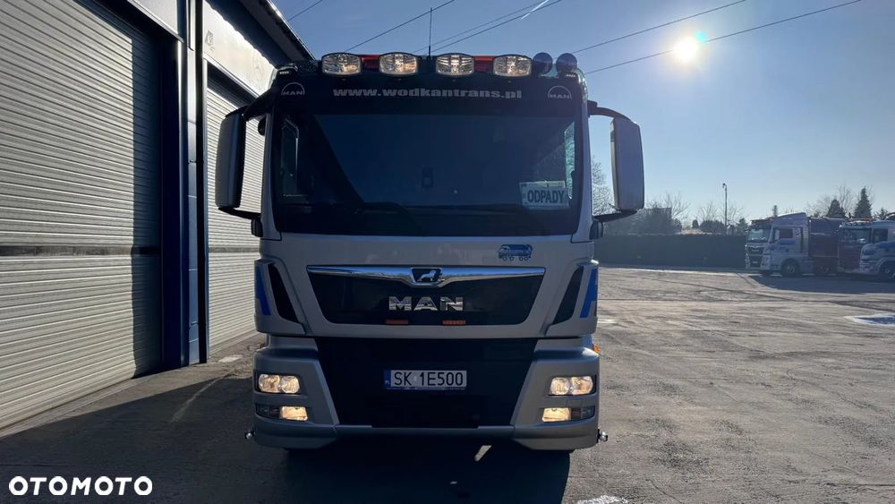 MAN TGM 18.290 wywrotka PALFINGER PK 12.501 SLD sterowanie radiowe 1t/10m - 12