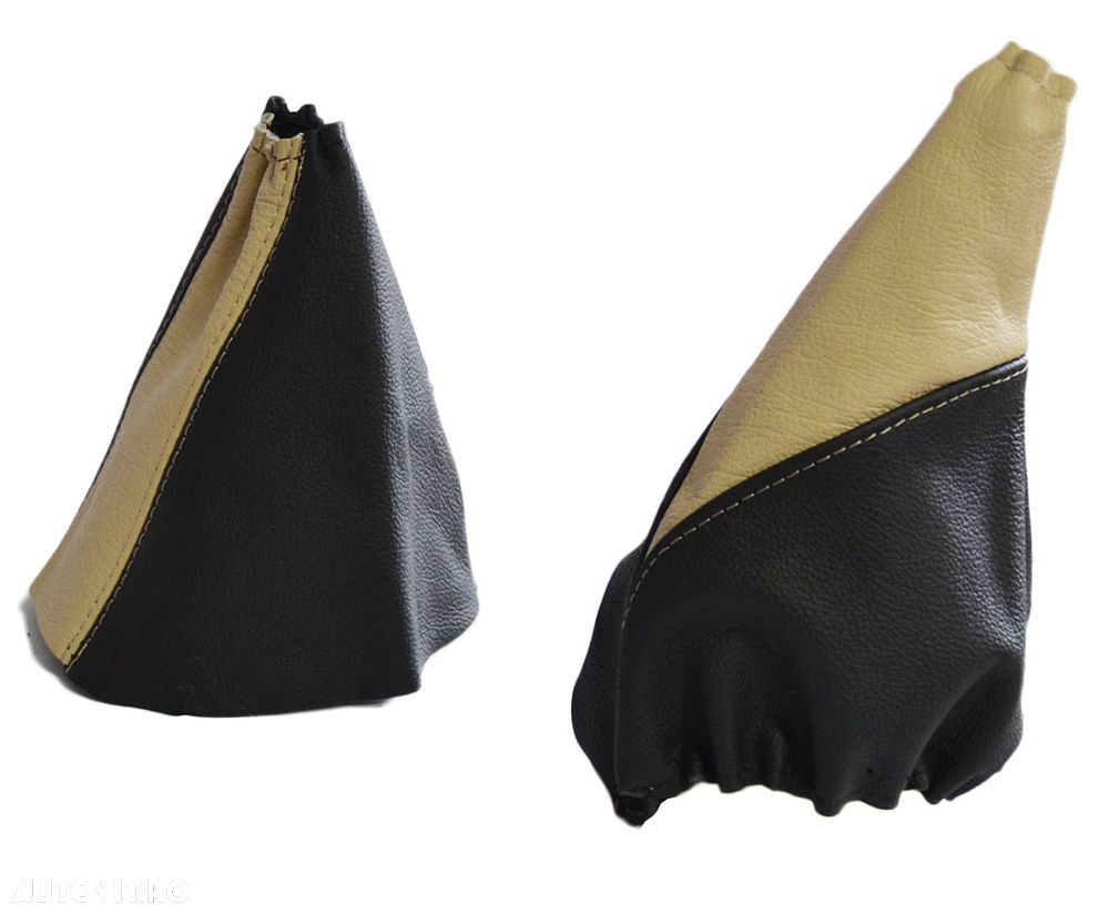 Set Manson schimbator + Manson frana mana Ford Focus 2 2004-2007, set burduf, husa piele negru+bej - 1