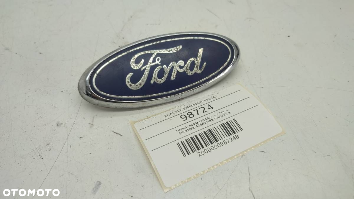 ZNACZEK EMBLEMAT FORD 3M51-425A52-AB - 3