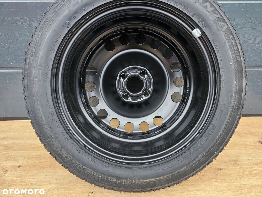 KOŁO ZAPASOWE ZAPAS DOJAZDOWE PEŁNOWYMIAROWE OPEL ASTRA G H MERIVA A CORSA C D 4x100 ET37 205/55 R16 - 7