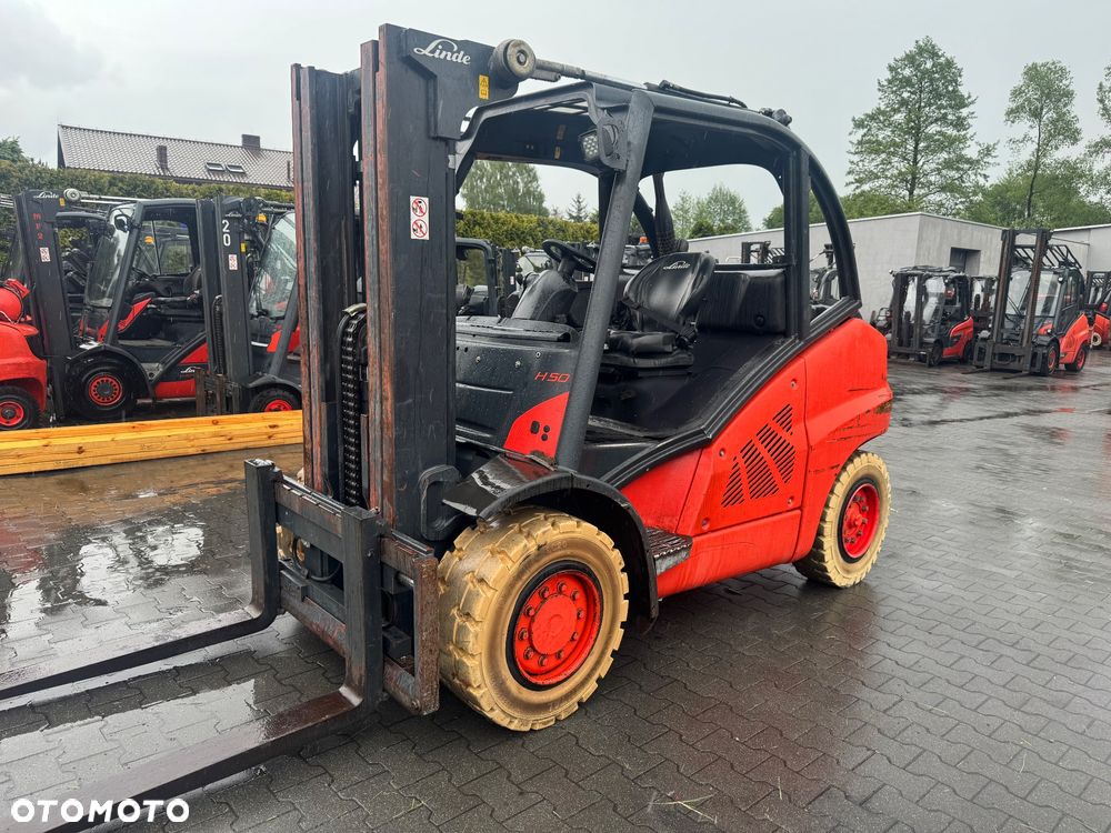 Linde Linde H50D triplex przesuw Kontenerowy diesel  h45 h40 - 1