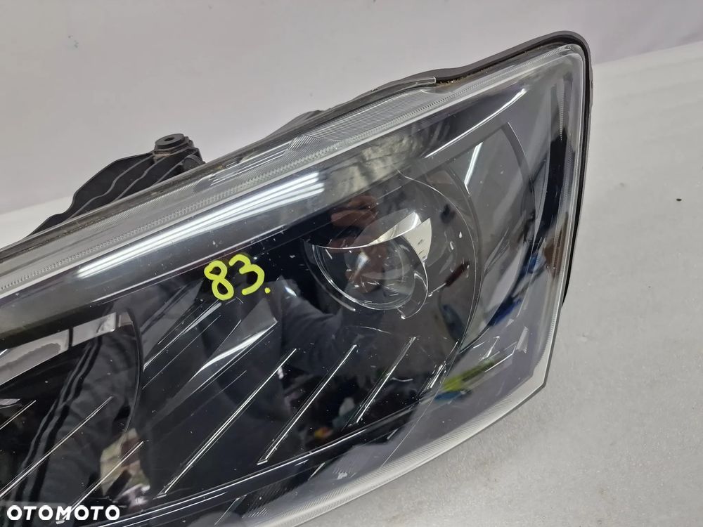 SKODA FABIA 3 6V0 III 14- LEWA LAMPA PRZEDNIA PRZÓD SOCZEWKA + LED , NR 6V1941015B , NR AUKCJI LA83 - 4