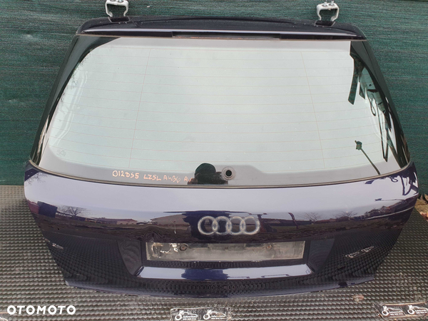 Klapa Pokrywa Bagażnika Szyba Granatowa LZ5L Audi A4 B6 Kombi Avant