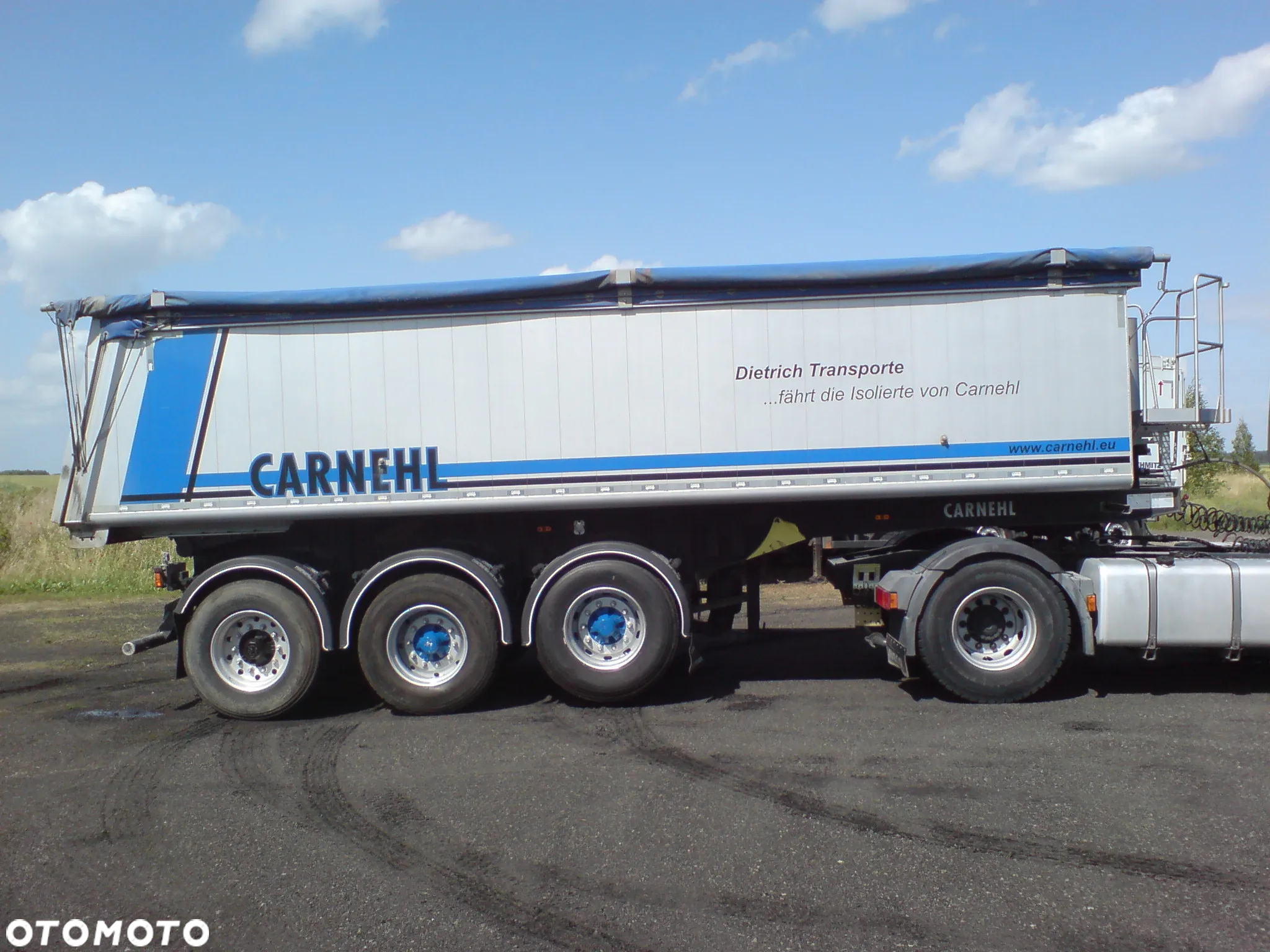 Carnehl CHKS/A 25m3 5460kg wkładka Hardox Thermo Naczepa wywrotka mało eksploatowana - 8