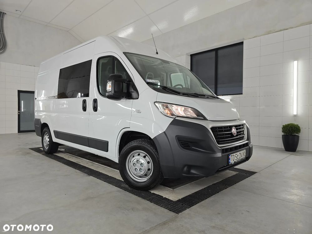 Fiat DUCATO L2H2 7-OSOBOWY ŁADOWNOŚC 1070Kg SILNIK 2,3 IVECO 13O KM SALON PL KLIMA ELEKTRYKA - 5
