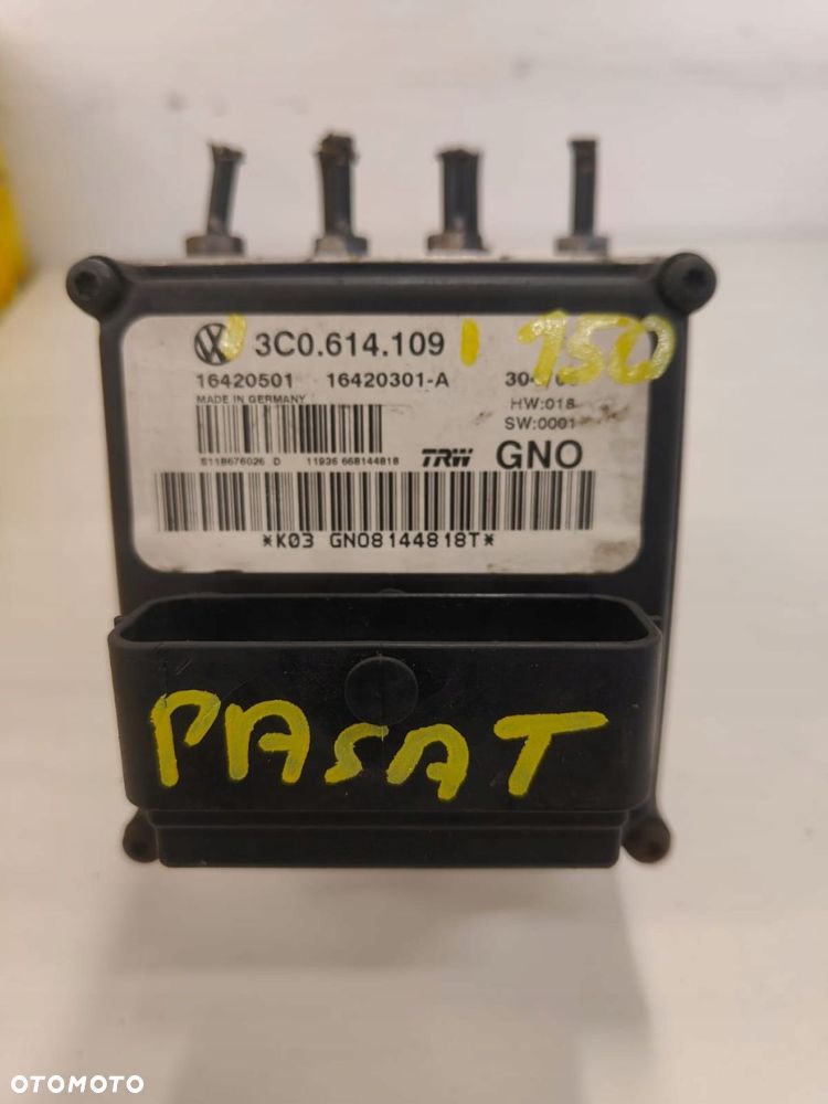 volkswagen passat 3c0614109 pompa hamulcowa abs - 1