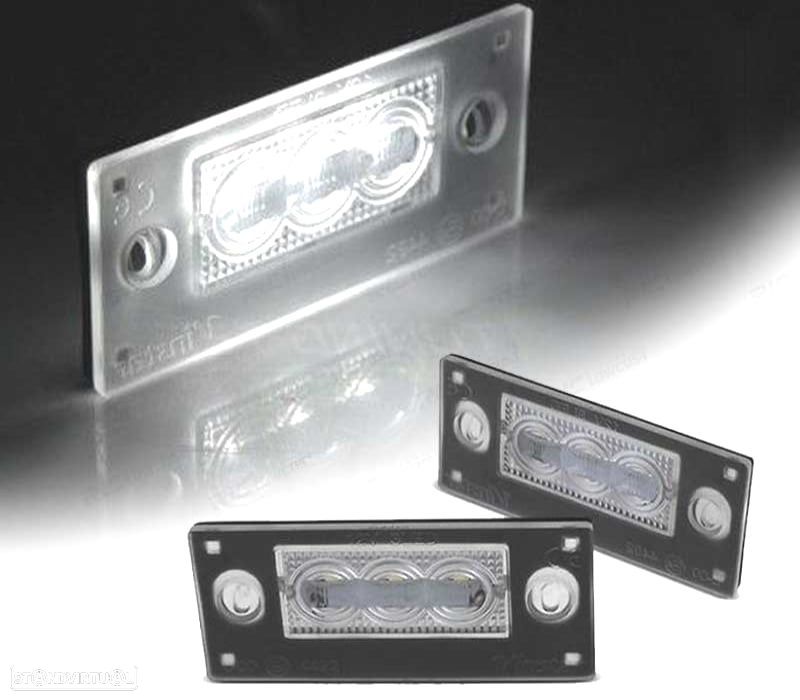 LUZES MATRÍCULA AUDI A3 8L 00-03 A4 B5 99-01 AVANT LED - 1