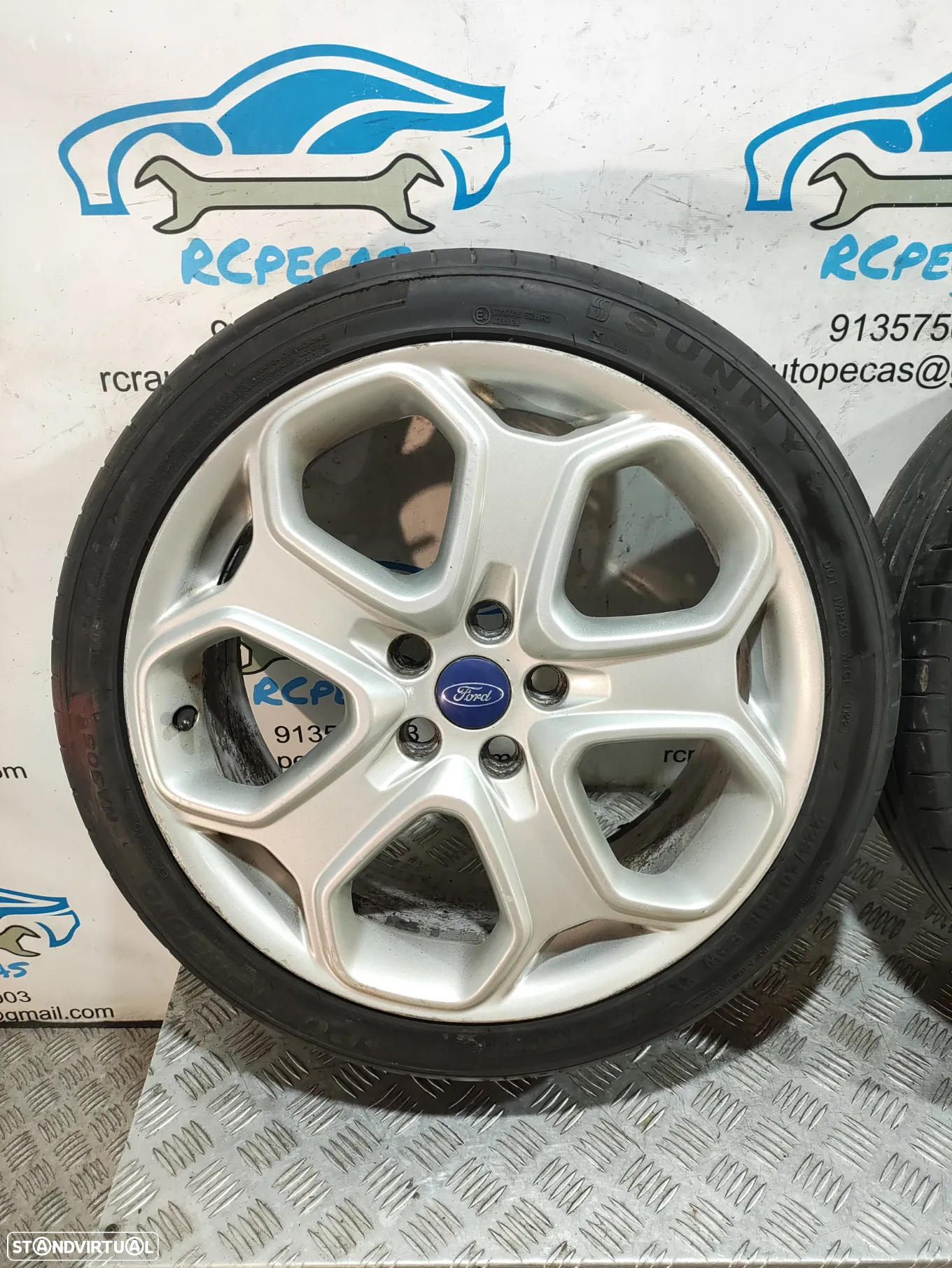 Conjunto Jantes 18 Originais Ford Focus 2 Mk2 7,5J ET52,5 5x108 - 6