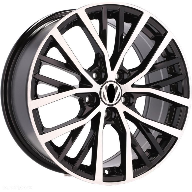 4x Felgi 17 m.in. do VW Bora FOX Golf MK3 Polo Taigo T-CROSS SKODA Scala Fabia Rapid - BK952 - 6