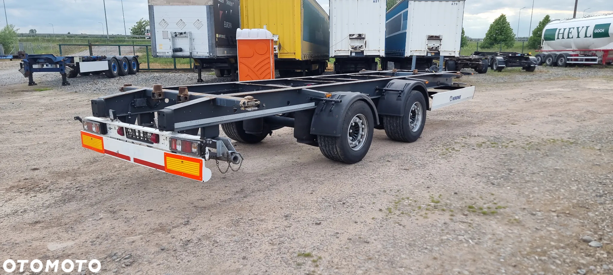 Krone 23.500zł netto GÓRNY ZACZEP TANDEM BDF 7.45-7.80m KRONE DHL/DACHSER/DPD 2016ROK OPONY R19.5 HAMULCE TARCZOWE SAF MOŻLIWOŚĆ TRANSPORTU - 2