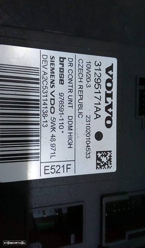 Motor Elevador Frt Esq Volvo C30 (533) - 3