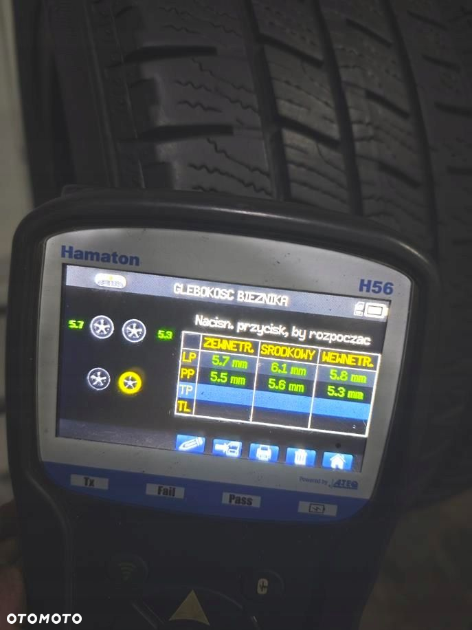 215/60R17C goodyear 2016 opony całoroczne 5,5mm 7288 - 7
