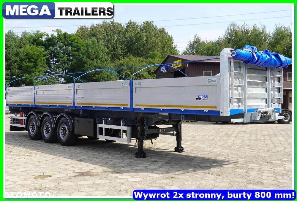 Inny Platforma / Wywrotka 2 strona, 12,60 m, burta 800 mm! - 22