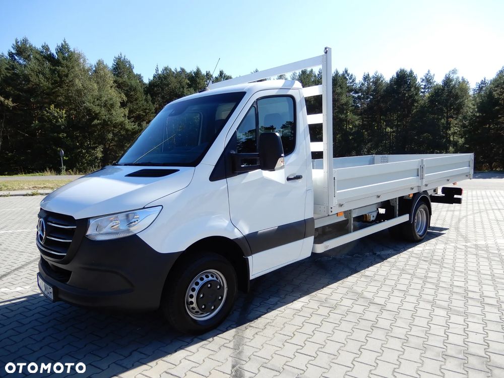 Mercedes-Benz Sprinter 519 CDI 190 KM 9G-Tronic Automat Platforma Skrzynia Otwarta 4.92 Cm Długi 10 E.Palet GWARANCJA PRODUCENTA Stan Auta NOWY Dostępny OKAZJA - 7