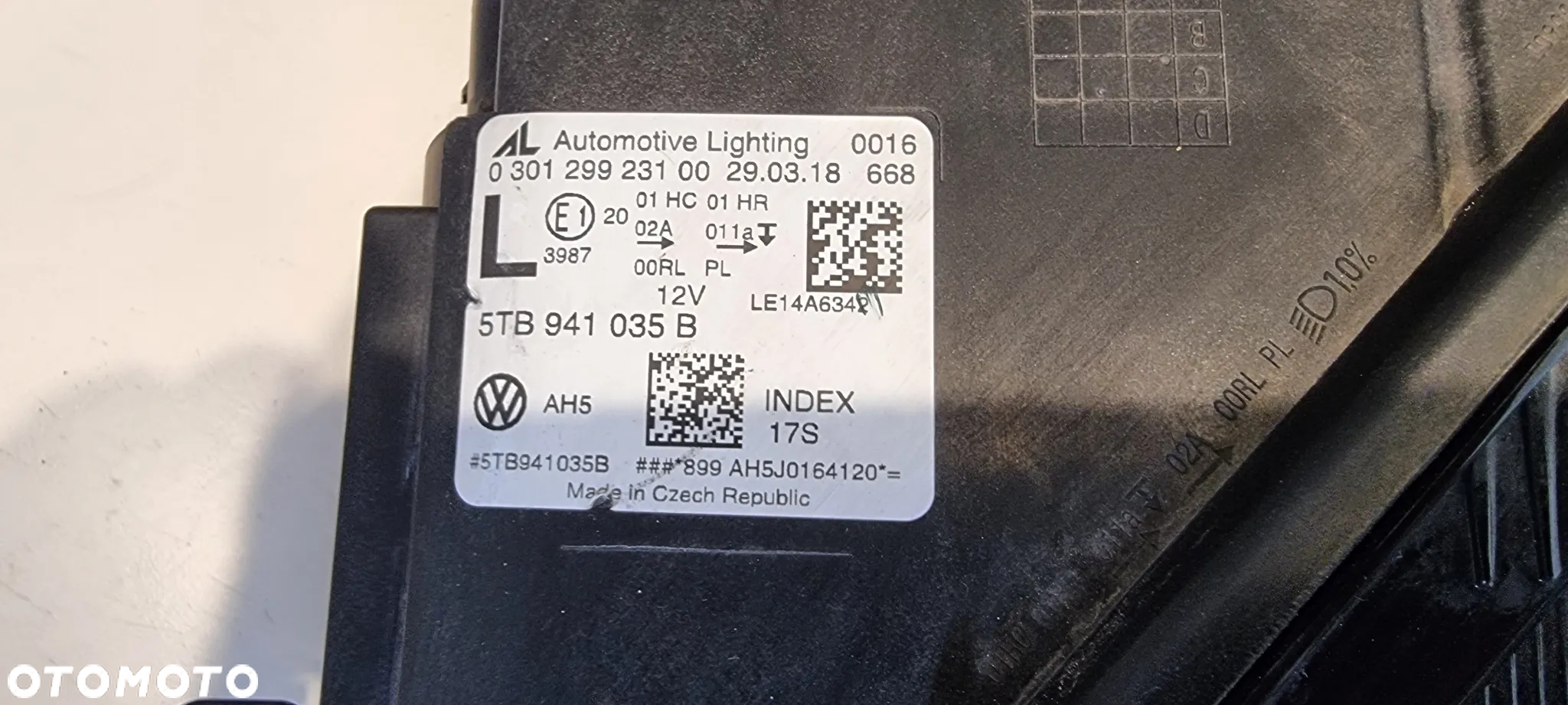 Lampa FULL LED lewa prawa VW TOURAN 3 III 5TA 5TB - 6