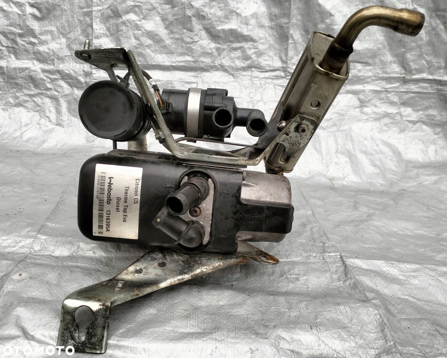 OGRZEWANIE POSTOJOWE WEBASTO THERMO TOP CITROEN C5 III X7 DIESEL 9021037B - 1
